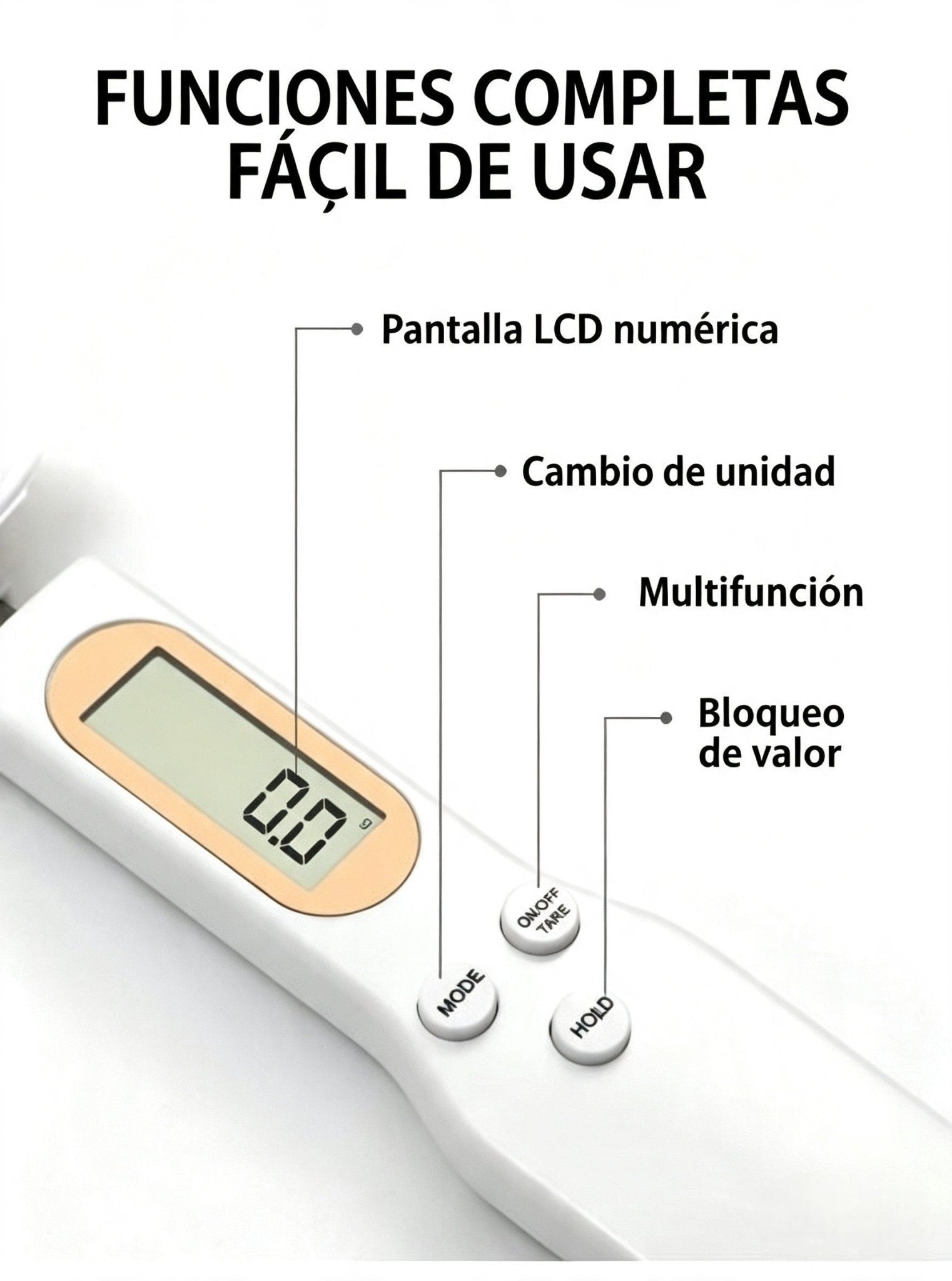 Cuchara Medidora Digital - Nuvora