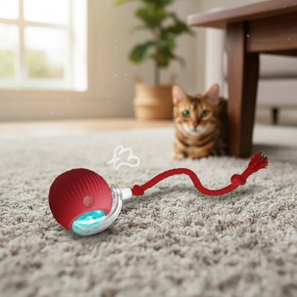 Pelota inteligente Mascota con cuerda - Nuvora